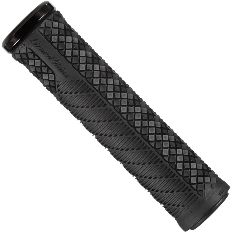 Lizard Skins Charger Evo Single-Clamp Lock-On MTB Grips - Black 130mm